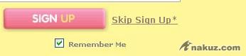 之後禁skip sign up