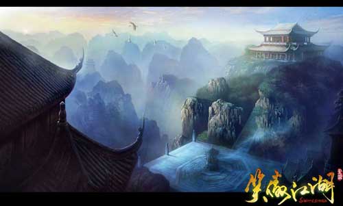 武当派场景原画