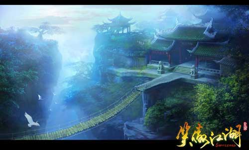 逍遥派场景原画