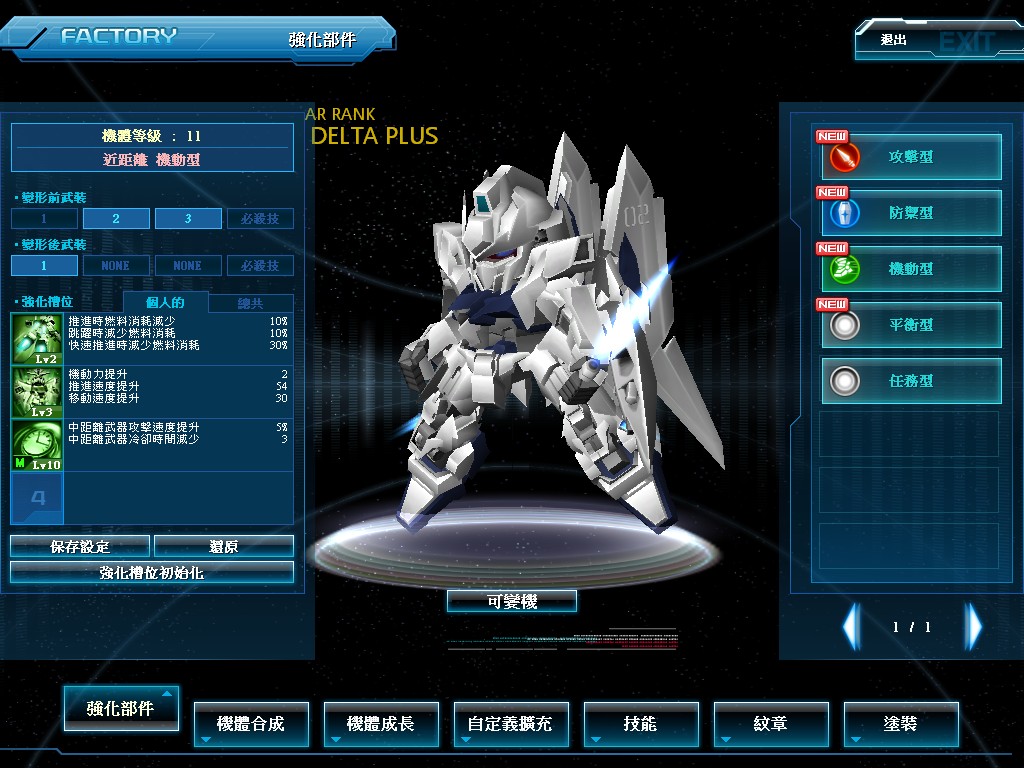 機動型