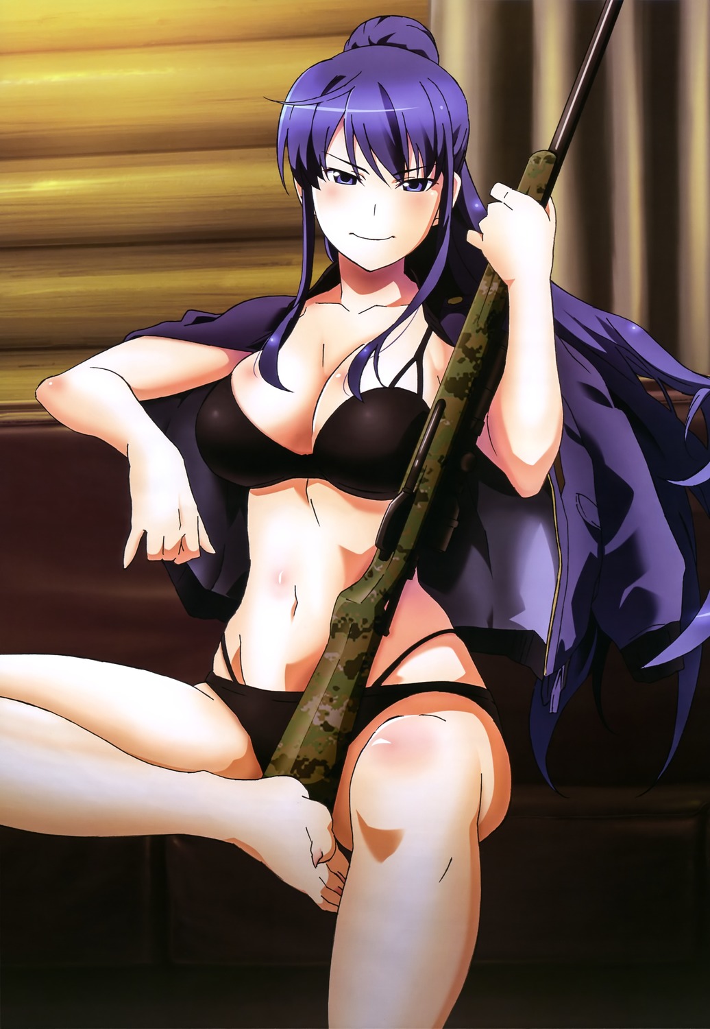 yande.re 315972 sample bikini cleavage feet grisaia_no_rakuen gun swimsuits.jpg