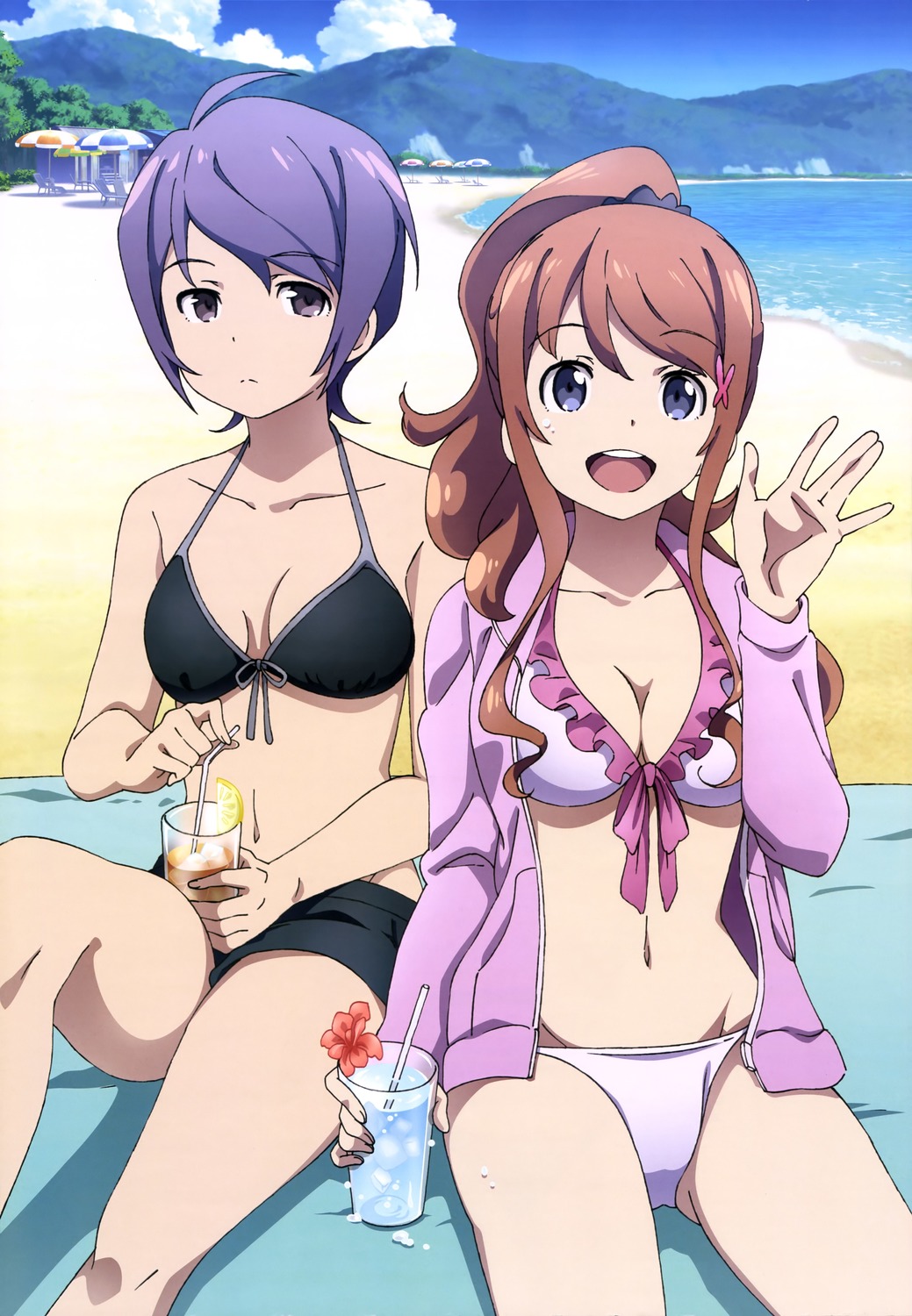 yande.re 327004 sample bikini classroom_crisis cleavage open_shirt swimsuits.jpg