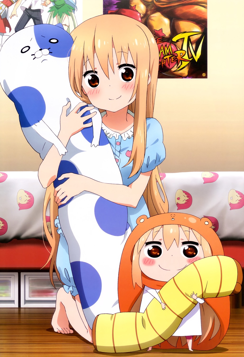 yande.re 327009 sample chibi doma_umaru himouto_umaru-chan pajama.jpg