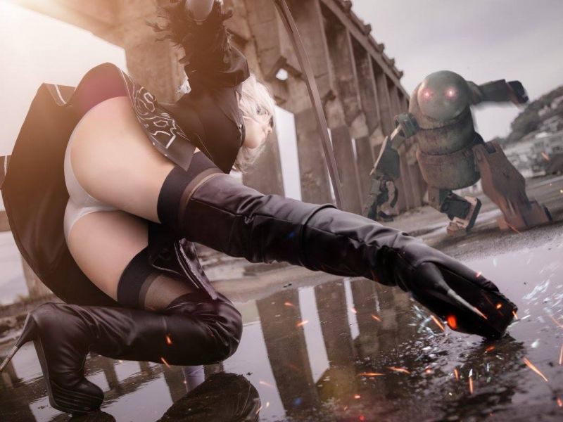 《Nier:Automata》遊戲超火，cosplay更火熱